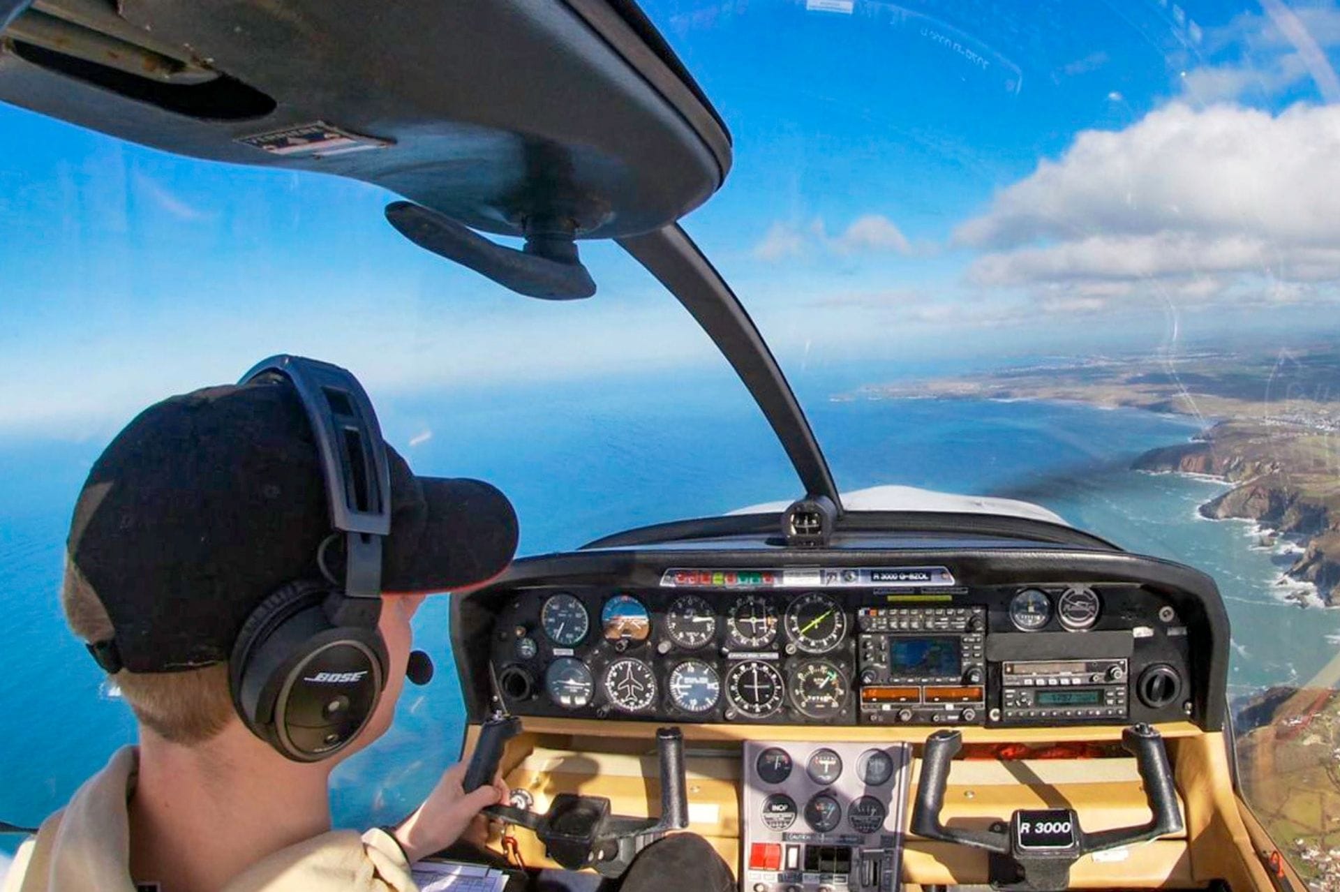 The Tip of England - Lands End flight experience