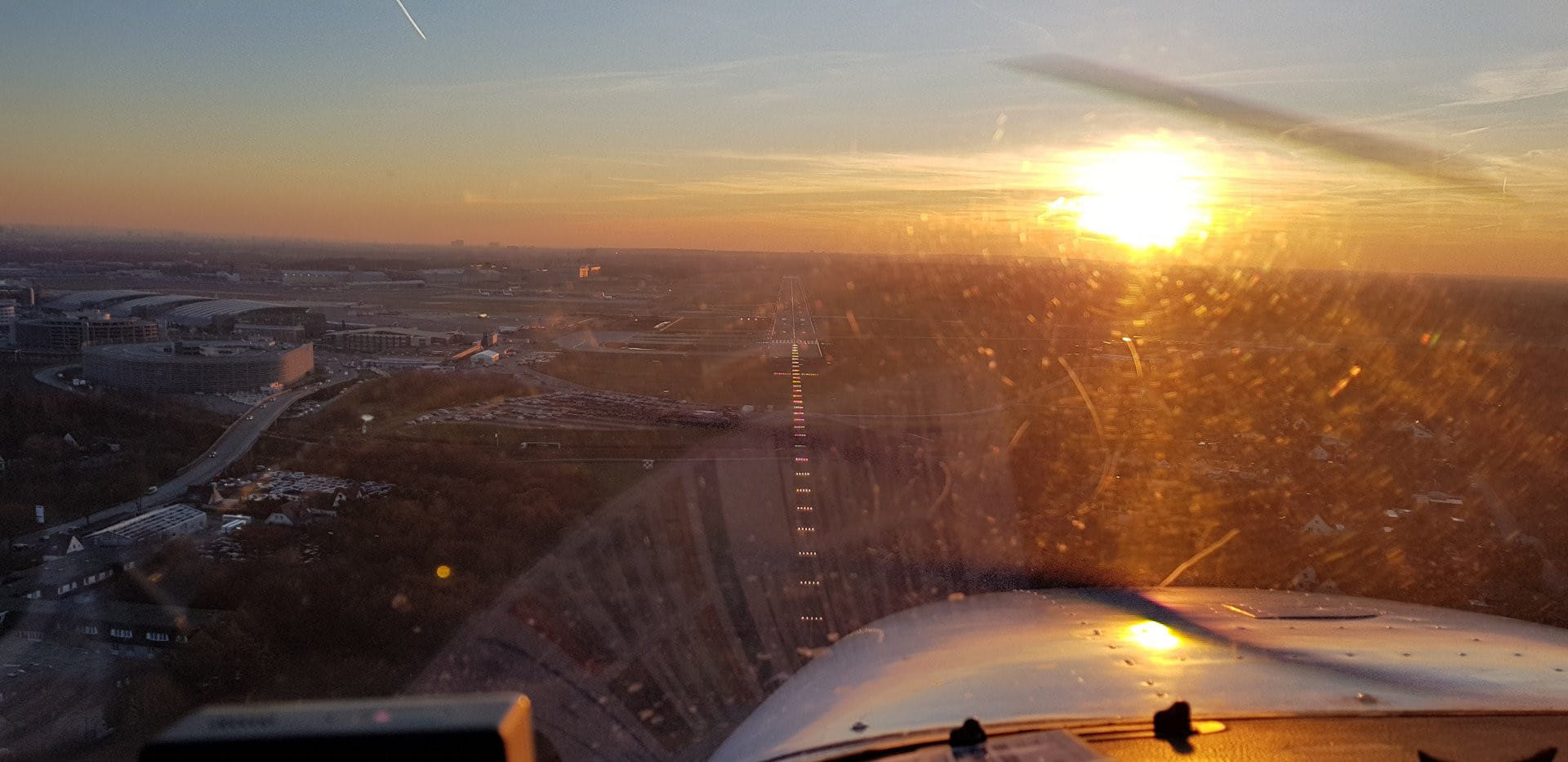 Rundflug über Hamburg und Südholstein