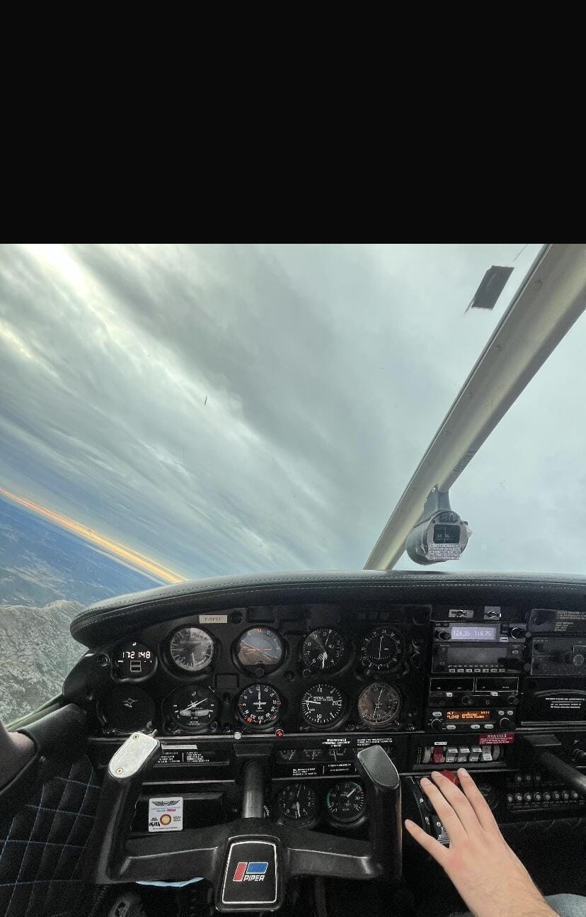 La sainte victoire de Cézanne, d’en haut.