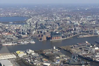 Hamburg aus der Luft