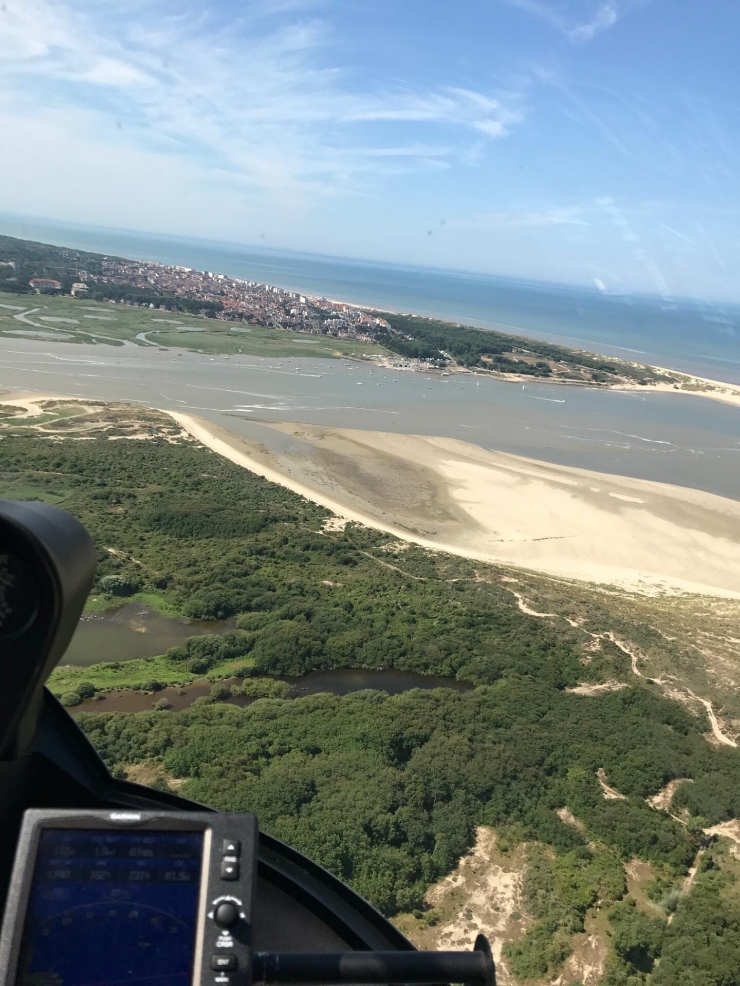La baie de Canche au départ du Touquet