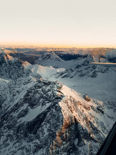 München und Alpen aus der Luft