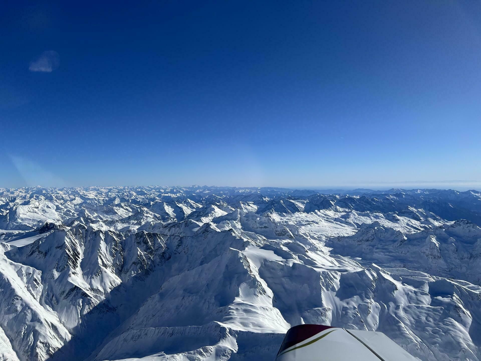 Matterhorn, Aletschgletscher und Jungfraujoch