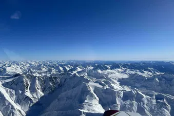 Matterhorn, Aletschgletscher und Jungfraujoch