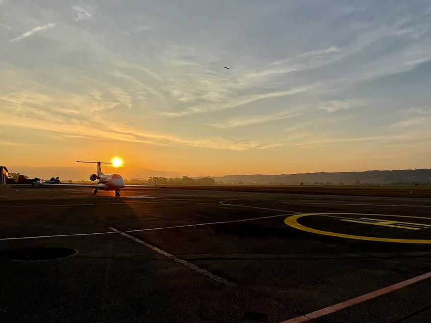 Sunset / Sonnenuntergangsflug – Romantik pur! (G11)
