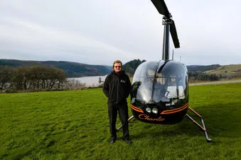 Lake Vyrnwy Helipad Winter