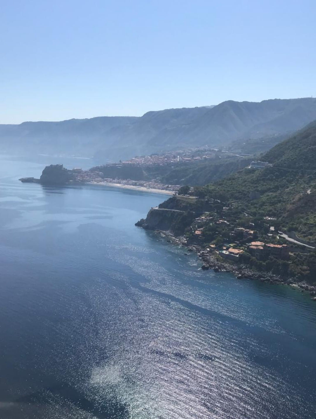 Scilla and Calabria coastline
