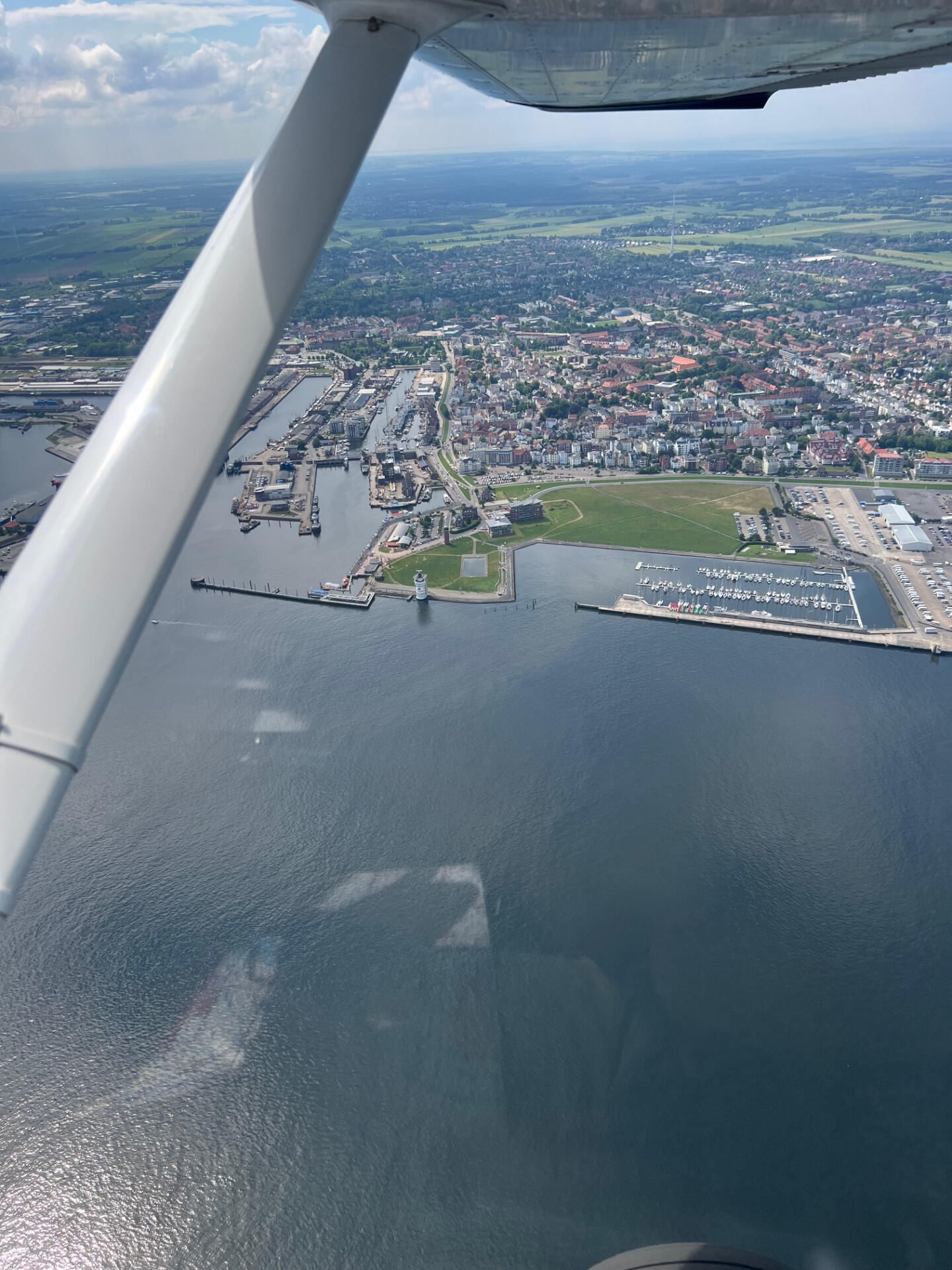 Rundflug Uetersen nach Sylt über Cuxhaven und Helgoland