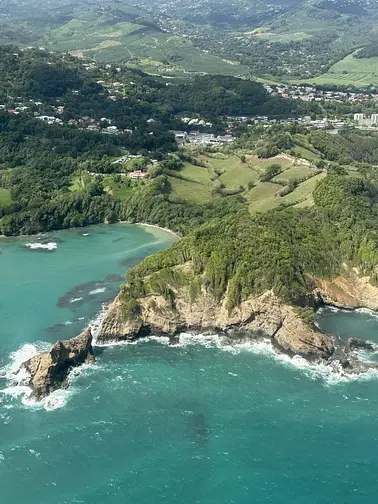 Survol du Sud de la Martinique