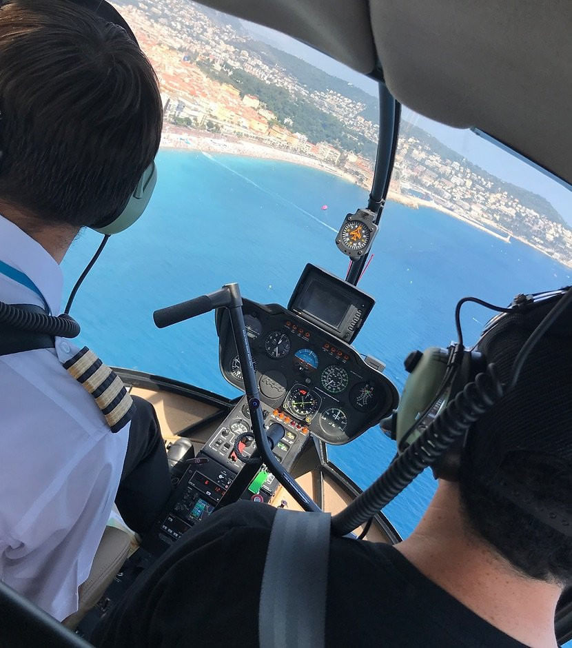 Initiation Hélicoptère R44 (+2 Passagers) | 45m