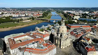 Rundflug über Dresden, Geiseltalsee und wunderschöne Natur