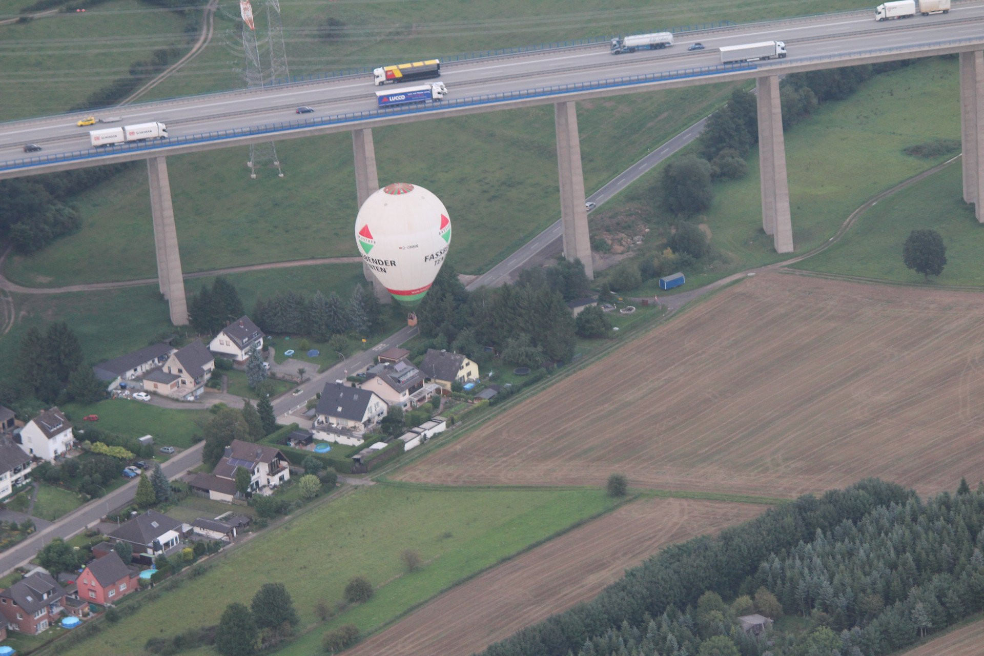 Rhein/Mosel Rundflug über Koblenz, Nürburgring zur Hocheifel