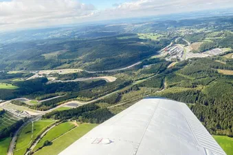 Von oben - Aachen, Bonn und Köln