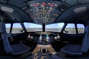 "Alpenabenteuer" - Airbus A320 Pilot für einen Tag im SIM