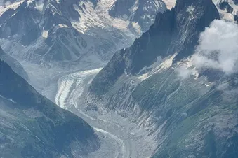 Mont Blanc Rundflug