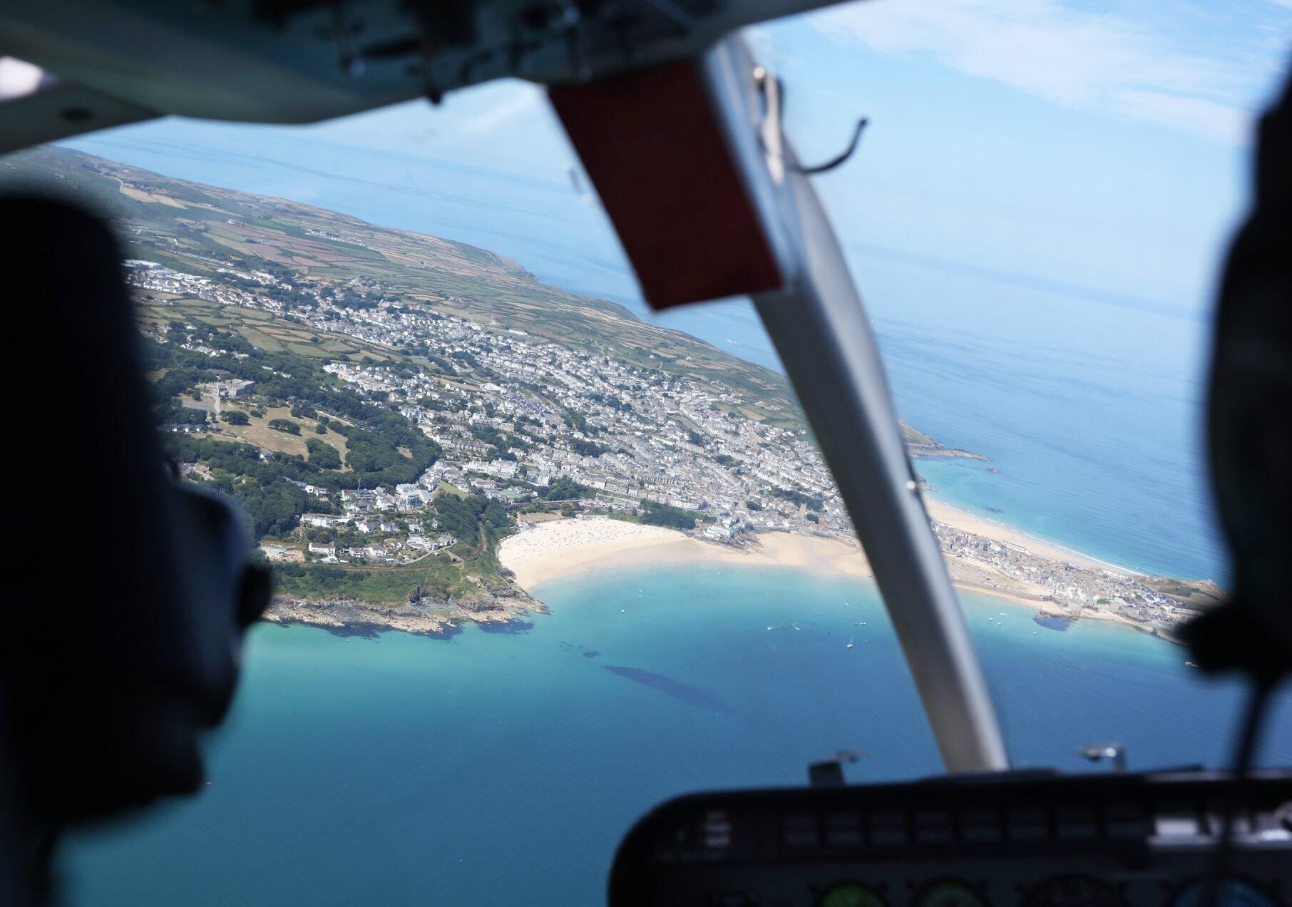 5 Minute Flight from Cornwall