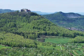 Flug zur Burg Hohenzollern