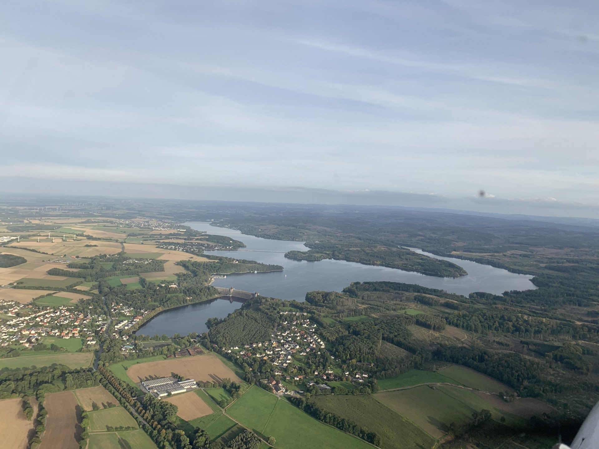 Rundflug über das Münsterland