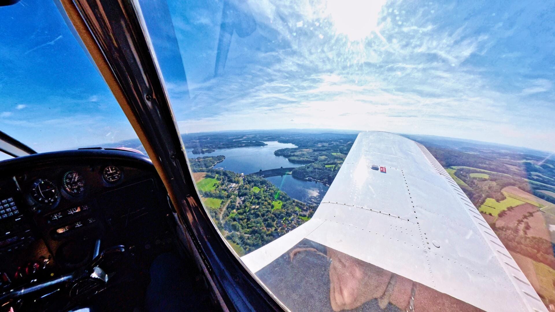 Rundflug über das Sauerland & den Möhnesee