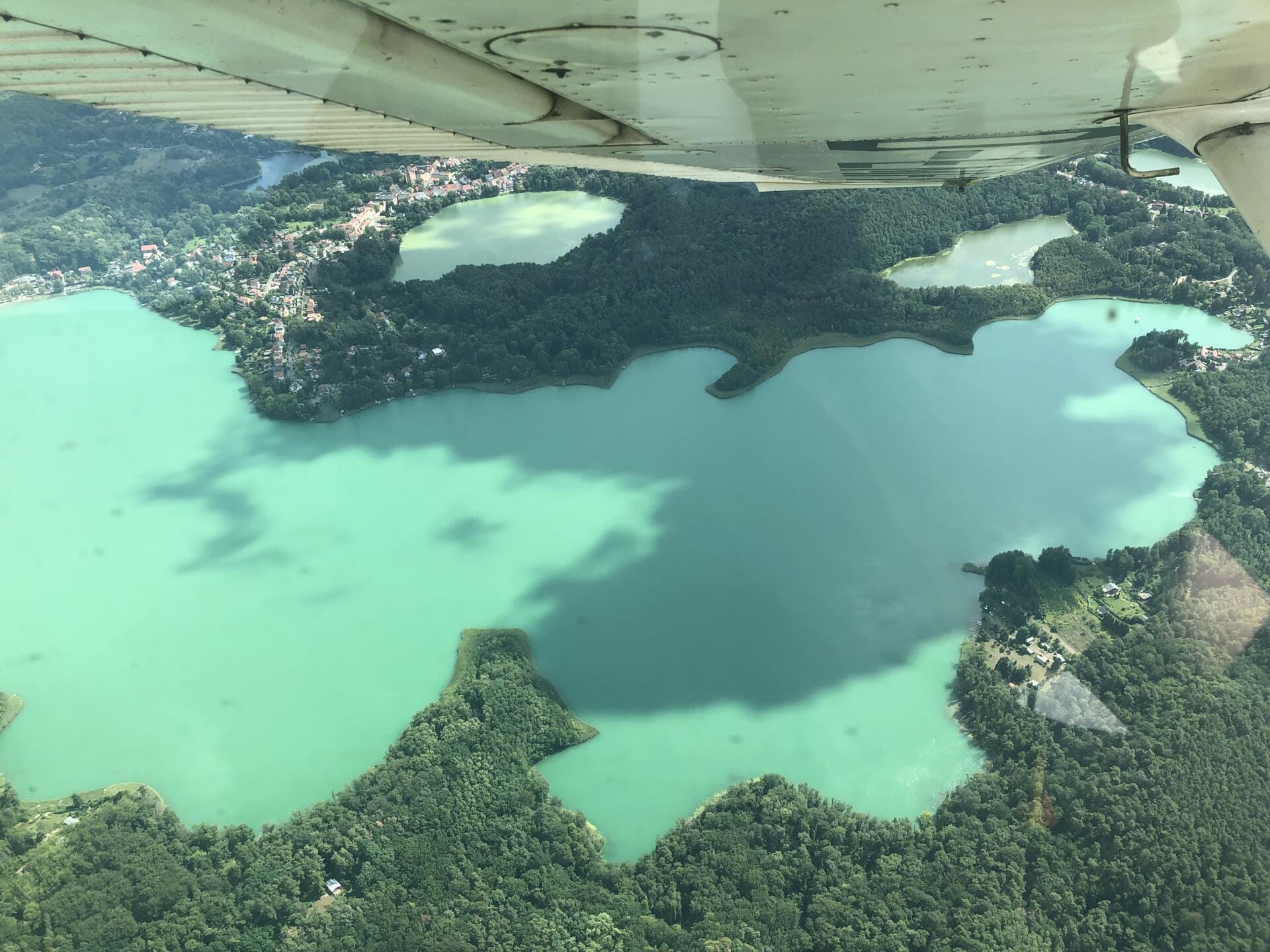 kleiner Rundflug mit Geschichtstrip zu den Seelöwen Höhen