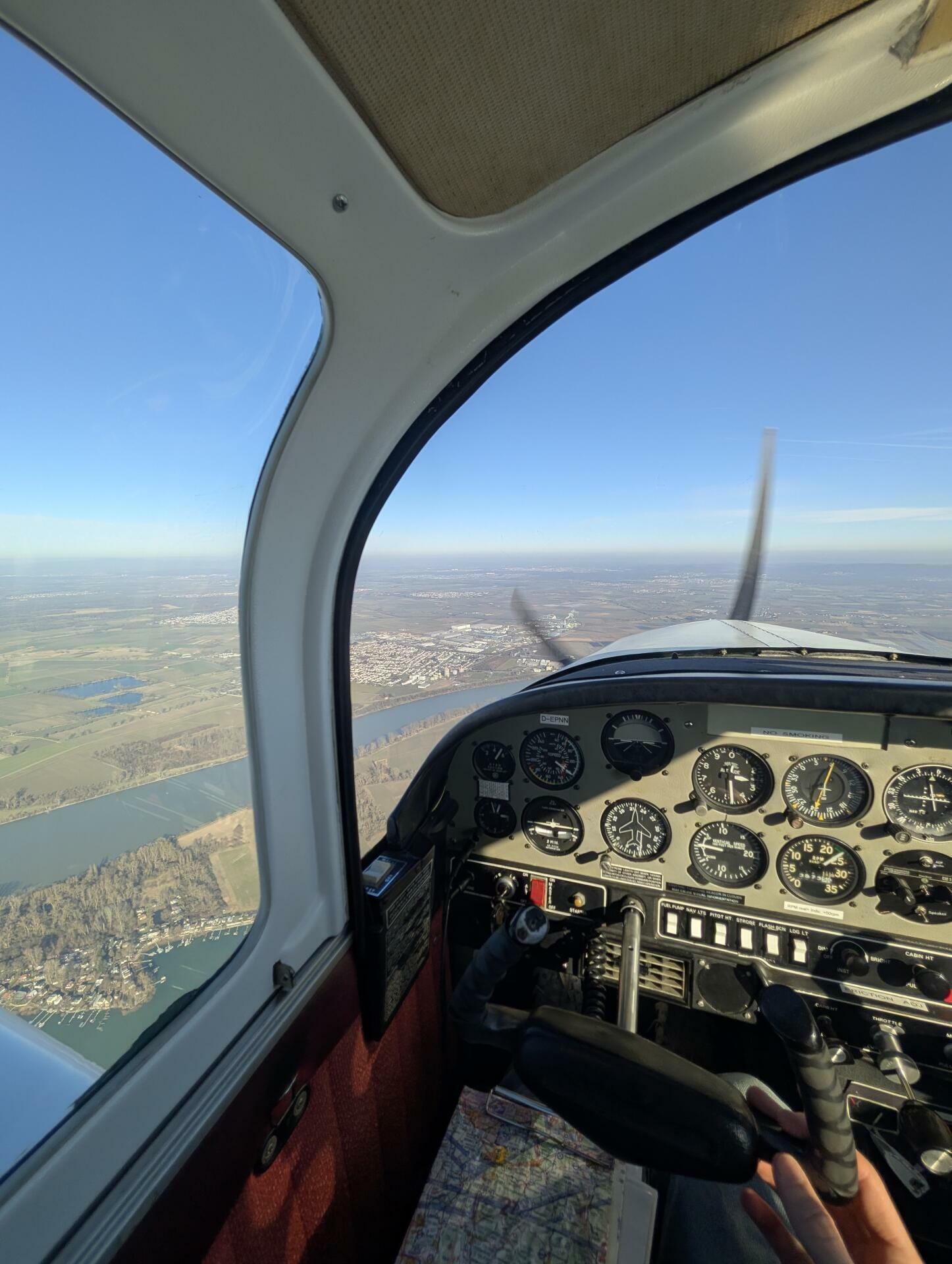 Mega-Rundflug über dem Rhein-Main-Gebiet