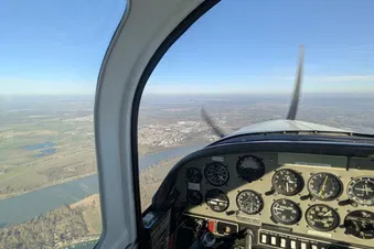 Mega-Rundflug über dem Rhein-Main-Gebiet