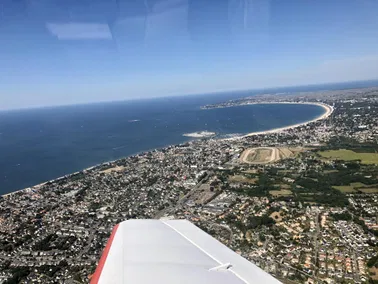 Baie de La Baule et survol de la Loire