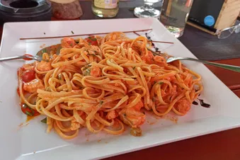 Mit dem Heli ins Restaurant bei Lindau