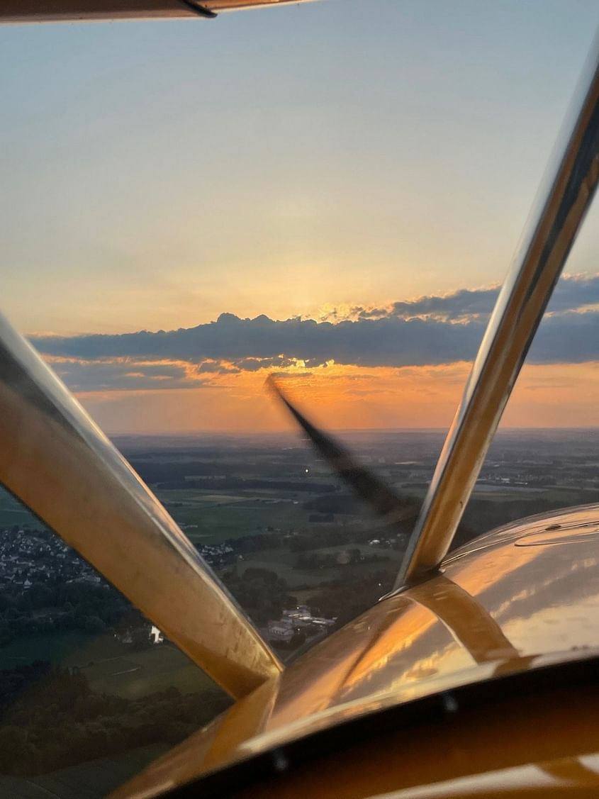 Traumhafter Flug zum Brombachsee