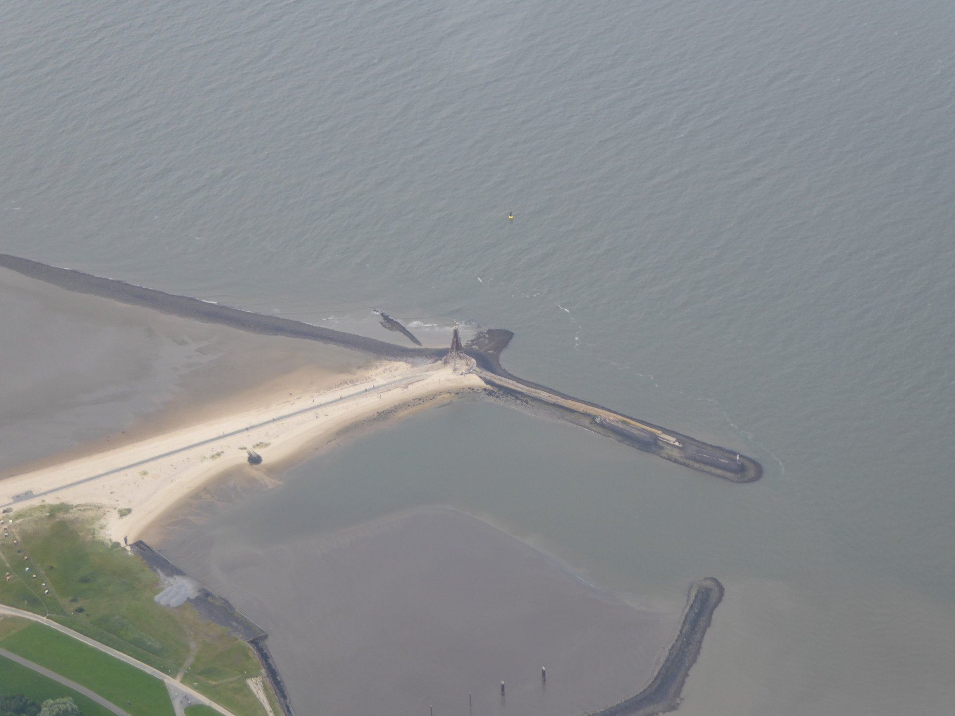 Flug zur Deutschen Bucht