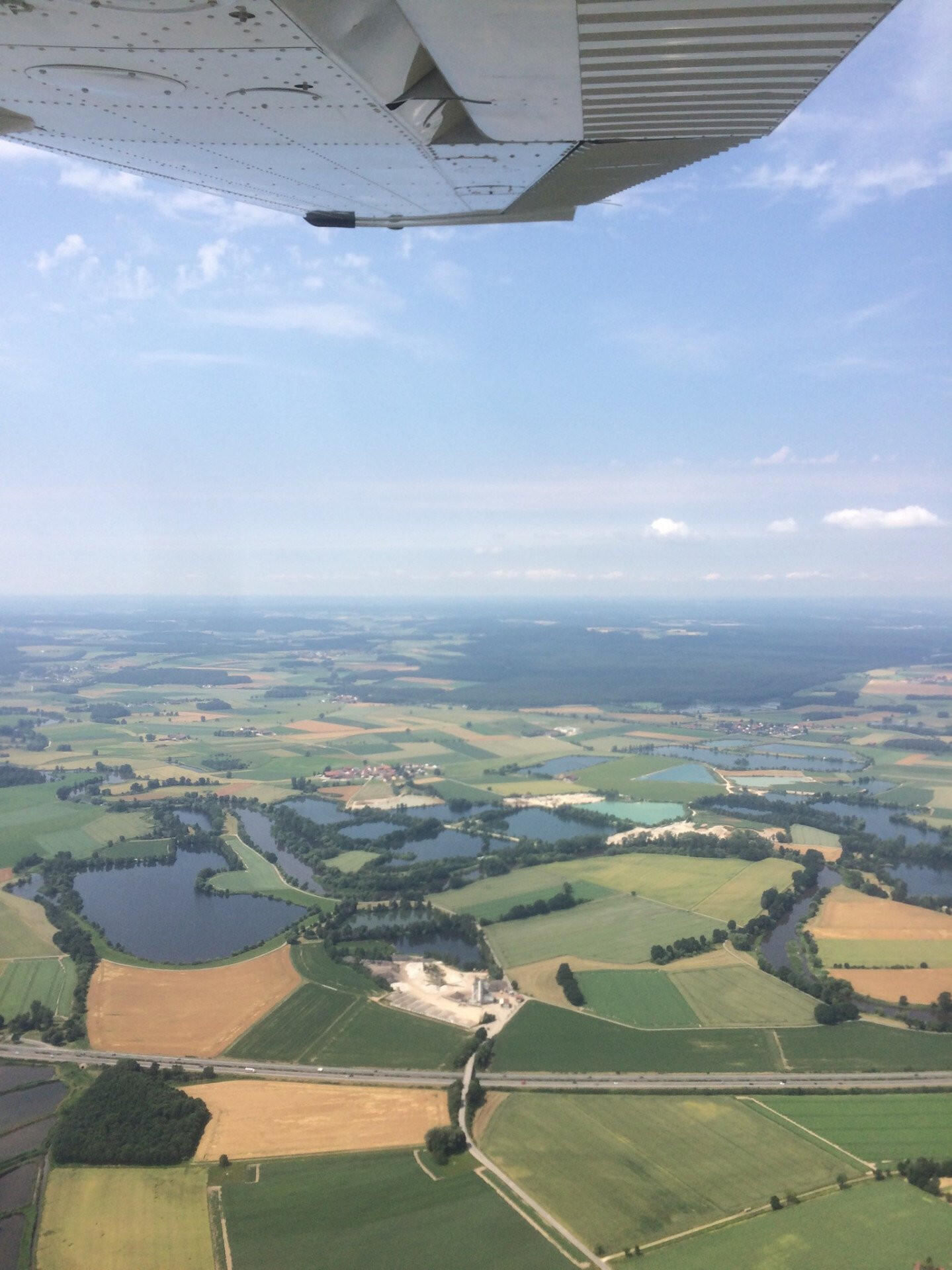 Oberpfalzrundflug über Regensburg und Oberpfälzer Seenland