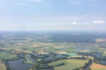Oberpfalzrundflug über Regensburg und Oberpfälzer Seenland