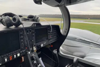 Modernes Cockpit