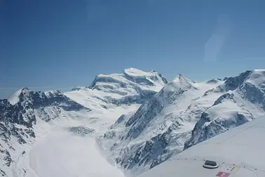 Rundflug: Matterhorn - Mont Blanc ab Bern