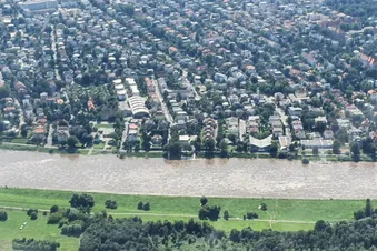 Stadtansicht von oben