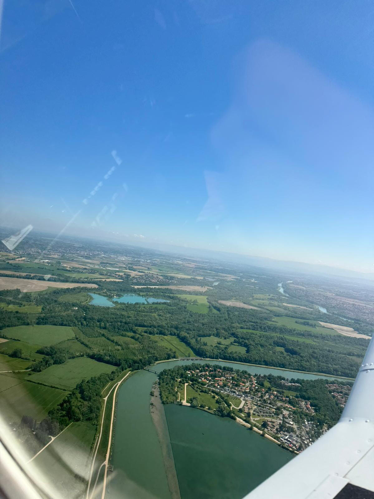 Nord du parc de Miribel