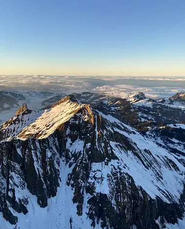 Helikopterflug im Herzen der Schweiz