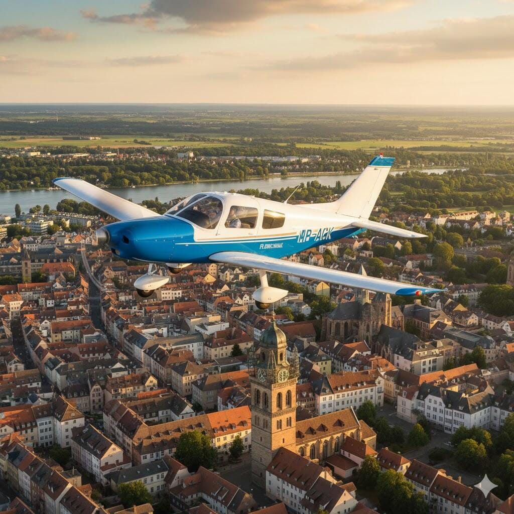Rundflug über Münster