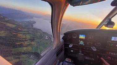 Sonnenuntergang über Luzern, Rigi Vierwaldstättersee