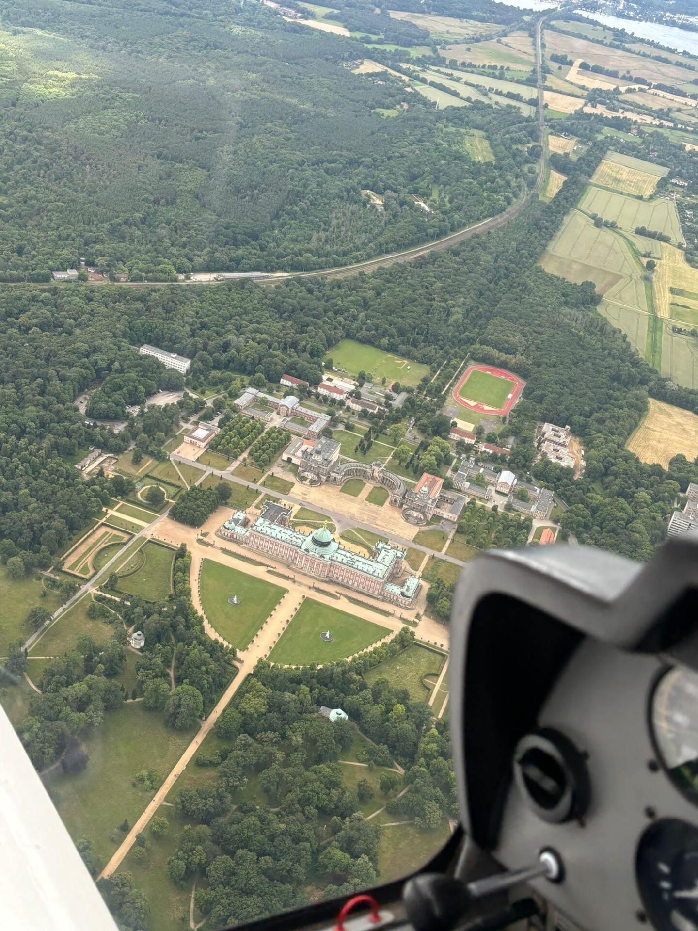 Rundflug über Potsdam