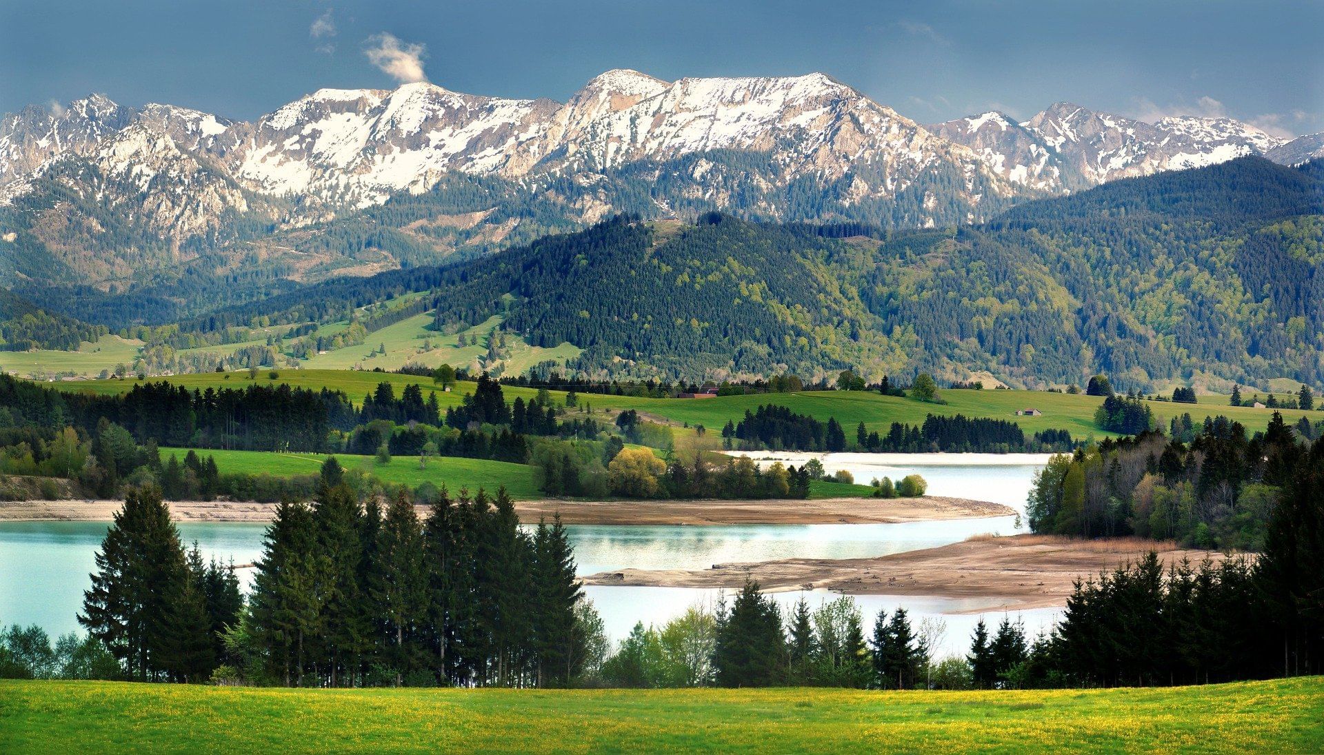 2 hrs Alps Munich sightseeing flight: Best of -Top 5 Bavaria