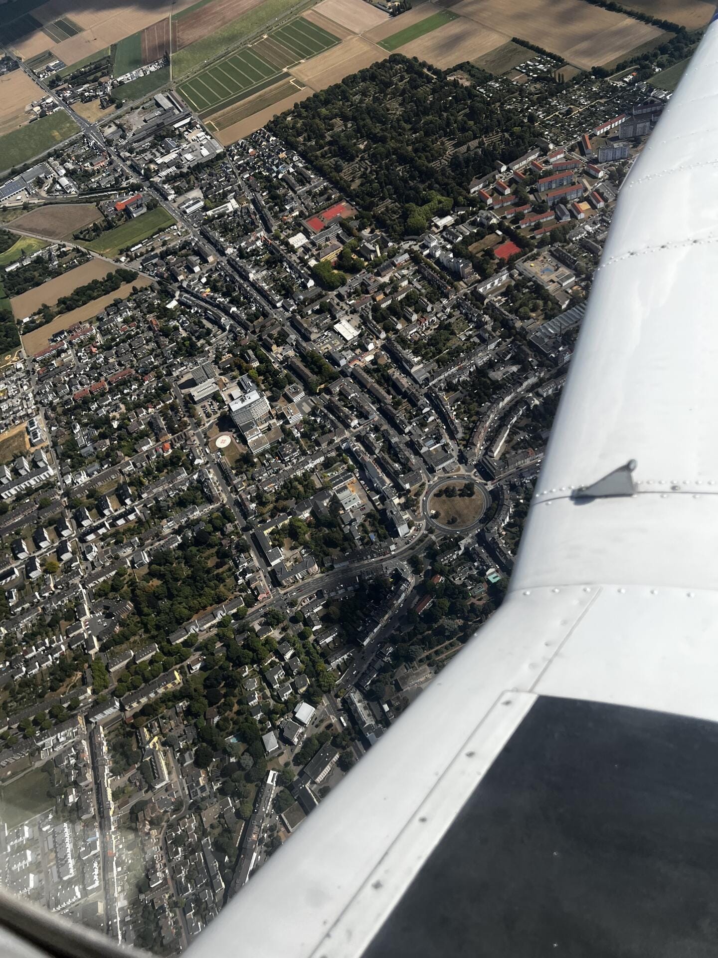 Düren aus der Vogelperspektive