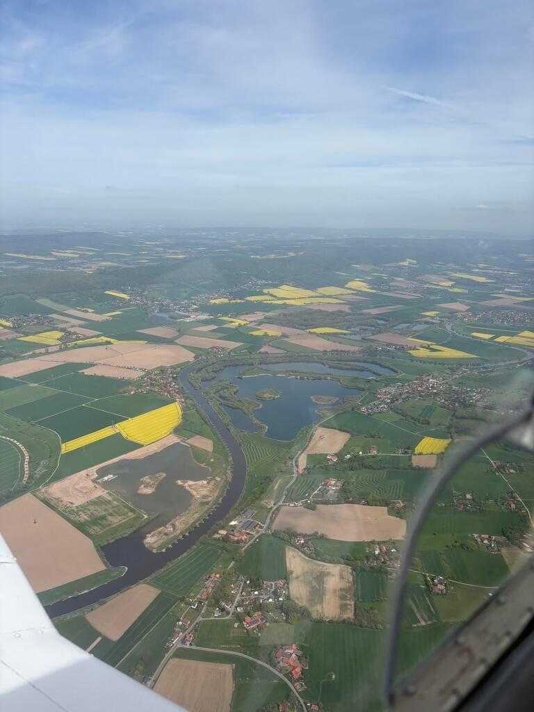 Weserbergland-Rundflug: Hermannsdenkmal, Schieder & Hameln