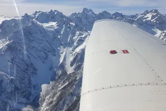 Sommet des Ecrins depuis Mônnetier les Bains