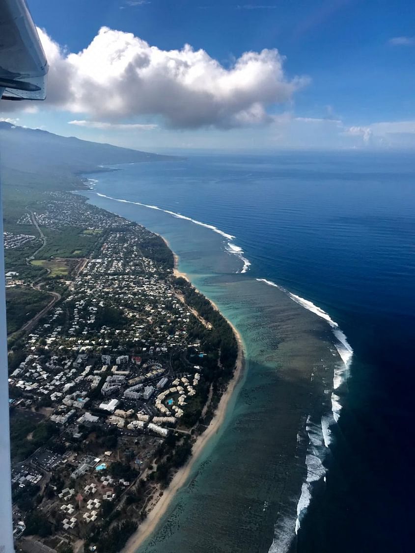 Vol en AVION tour complet de l'île de la Réunion