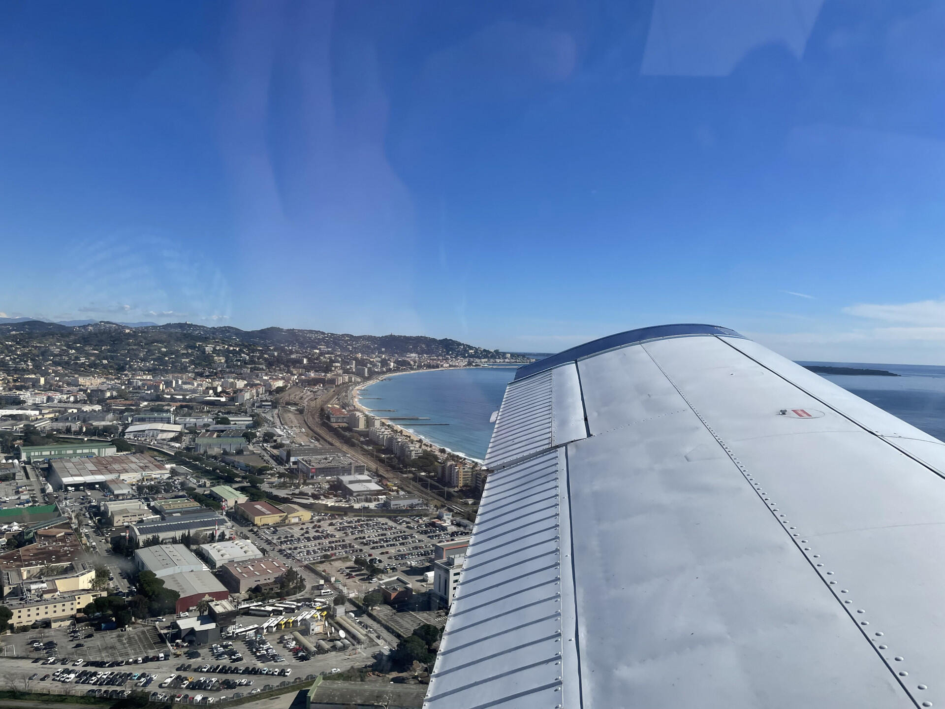 Décollage de Cannes Piste 17