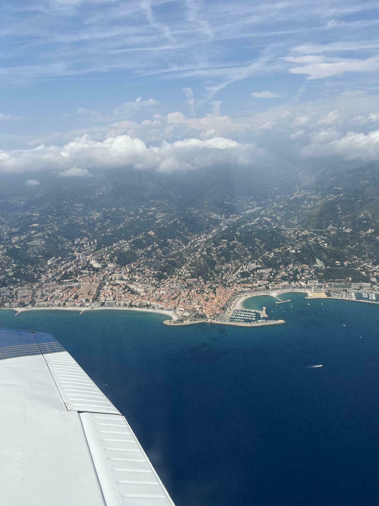 Vol au dessus de Nice/Monaco