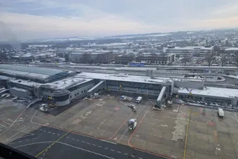 Flughafen Dortmund, Ruhrgebiet und zurück ins Münsterland
