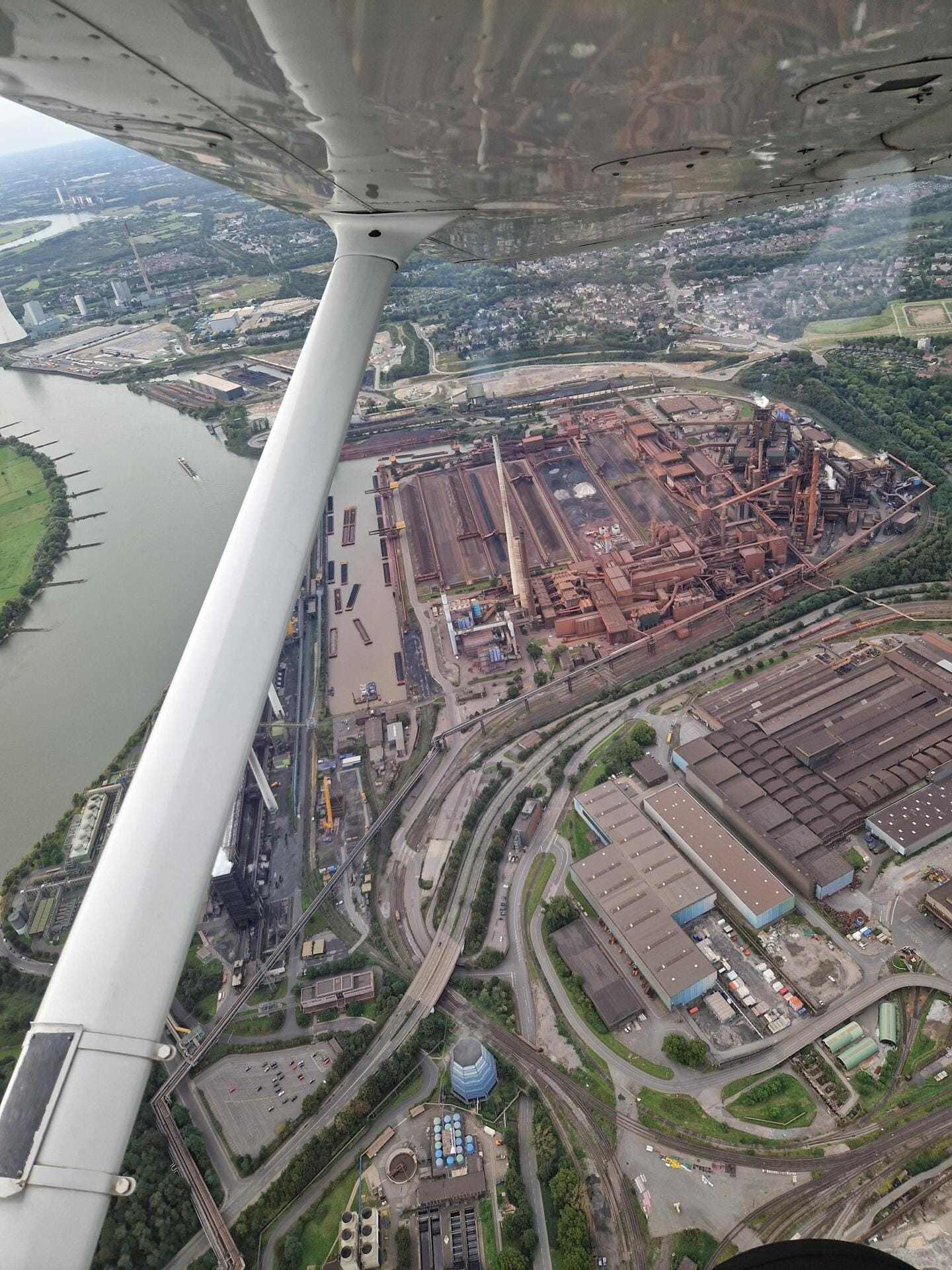 Das Ruhrgebiet von oben