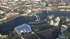 Helicopter flight over Newcastle!